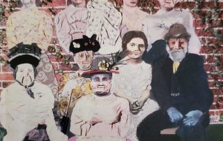 Clinging Vines - 1976 Collage 6'x5' - Collection of Leonard and Ann Marie Lewis; Boston, Palm Springs